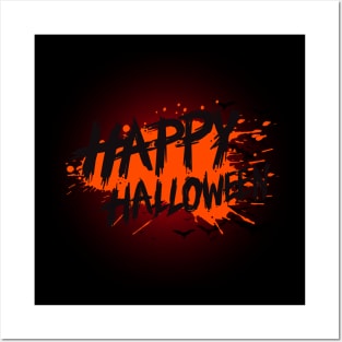 Happy Halloween Bats! Posters and Art